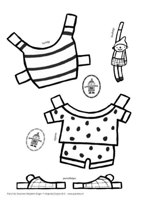 Kleed aan! Puk Kinderdagverblijf thema, Peuter thema, Knutselen