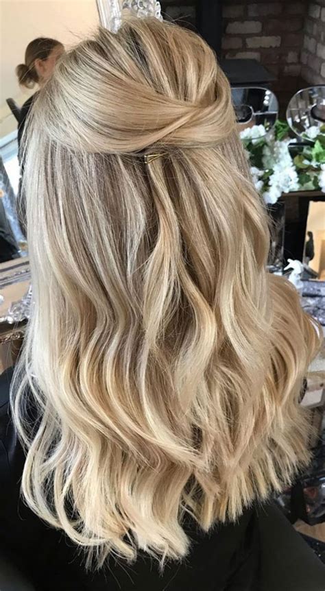Gorgeous Half Up Hairstyles 45 Stylish Ideas Easy Half Up