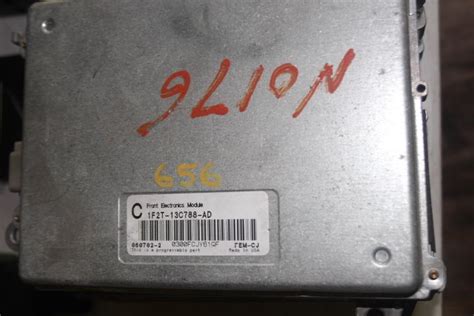 The pcm on a 1997 ford e350 is located under the hood on the drivers side. Purchase 2001 2002 2003 Ford Windstar BCM Body Control ...
