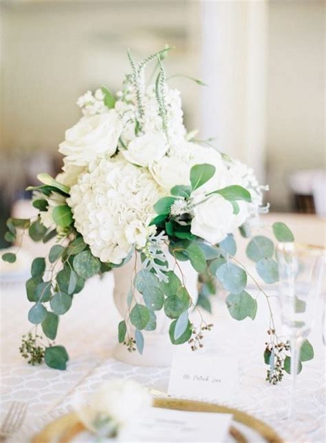 15 Trending Hydrangea And Eucalyptus Wedding Centerpieces In 2020 With