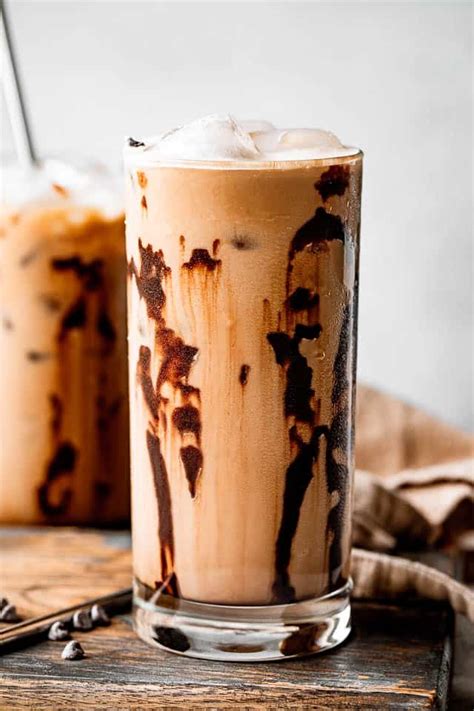 Iced Mocha Latte Recipe Instant Coffee Dandk Organizer