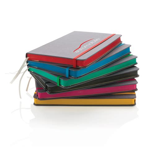 Branded A5 Notebook Coloured Sides Promotional Notebooks