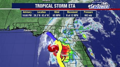 Tropical Storm Eta Brings Windy Wet Night To Tampa Bay Area