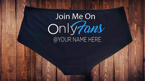 Onlyfans Personalised Shorts Sexy Panties Slutty Funny Booty Etsy