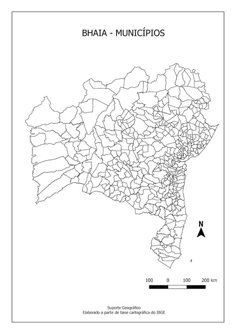 Mapa MunicÍpios Da Bahia