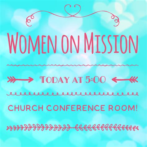 Women On Mission First Baptist Church Guin