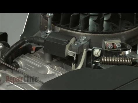 If you're checking the coil in a riding mower, your engine may not have a covering, as the mower's hood will serve as the cover. use a wrench or. Lawn Mower Repair Ignition Coil Test