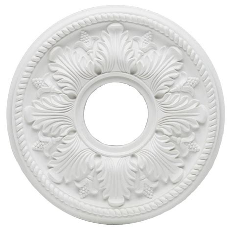 Ceiling medallions are excellent complements to ceiling appliances and can even be used as. Westinghouse Bellezza 14 in. White Ceiling Medallion ...