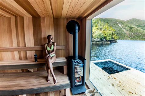 A Remote Floating Sauna Is Opening In One Of Canadas Most Spectacular