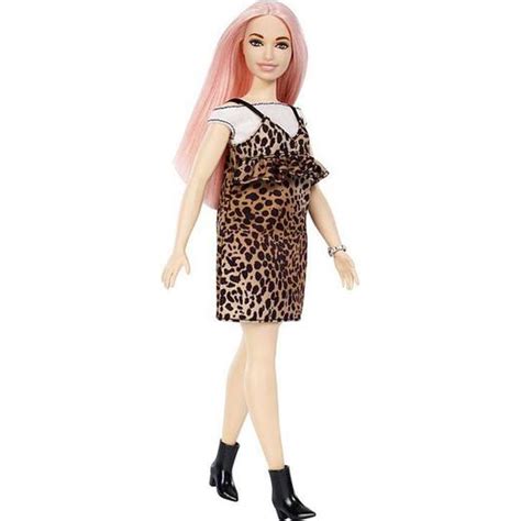 Mattel Barbie Fashionistas Doll Curvy With Pink Hair Fxl49 • Se Priser