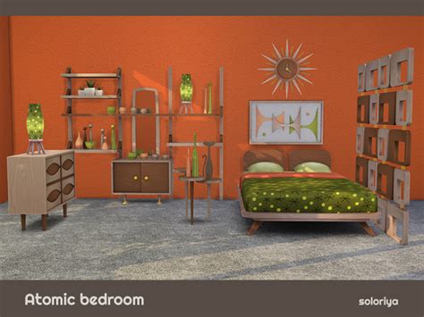 Atomic Bedroom By Soloriya At Tsr Sims 4 Updates
