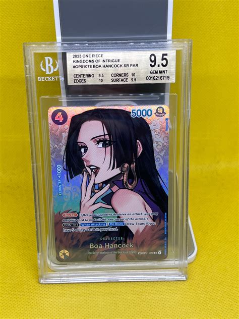 Boa Hancock Op01 078 Special Art Kingdom Of Intrigue Bgs 95 Trident Cards