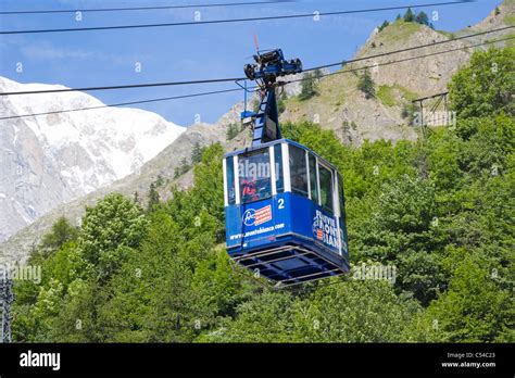 Cable Car Funivie Monte Bianco Mont Blanc Funicular La Palud