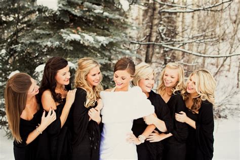 You can never go wrong with a classic black gown for a formal winter wedding, but it's always fun to play with longer sleeves, rich colors, and plush fabrics. Runway Fashions About Weddings: Perfect Winter Wedding ...