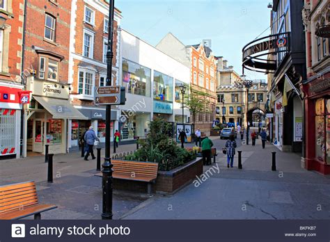 Lincoln center is partnering with the new york city mobile vaccine bus in order to provide more access to the vaccine. lincoln town centre lincolnshire england uk gb Stock Photo ...