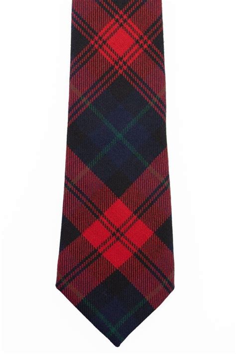 Usa Kilts Maclachlan Modern Tartan Plaid Wool Necktie Made In Scotland