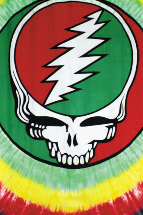 Grateful Dead Rasta Steal Your Face Tapestry 60x90