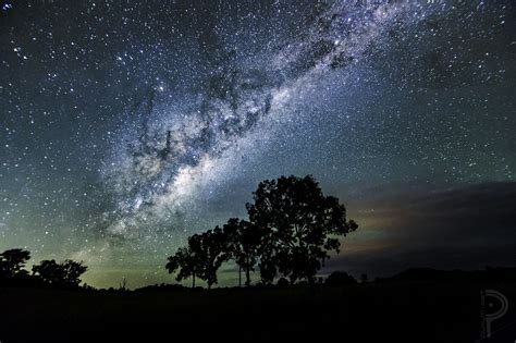 Astrophotography Shot Of The Milky Way At Lake Moogerah