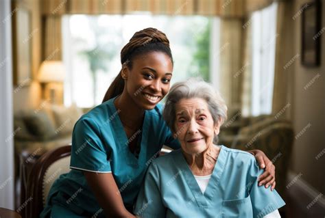 Free Ai Image Nurse Taking Care Of Elderly Patient