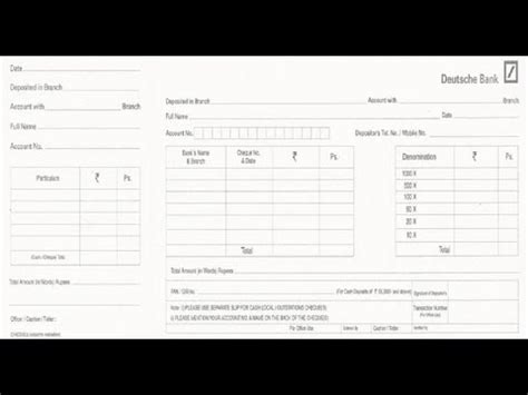 We did not find results for: IN-How to fill Deposit slip of Deutsche Bank - YouTube