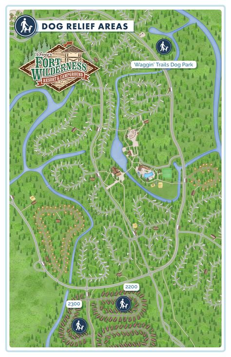It is closer than any other cabin to the wilderness pool, which also houses a laundry area. Disney World Fort Wilderness Resort Map