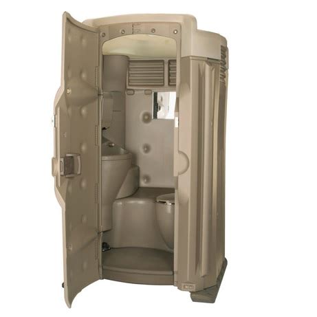 Luxury High Tech II, fresh water flushing portable toilet