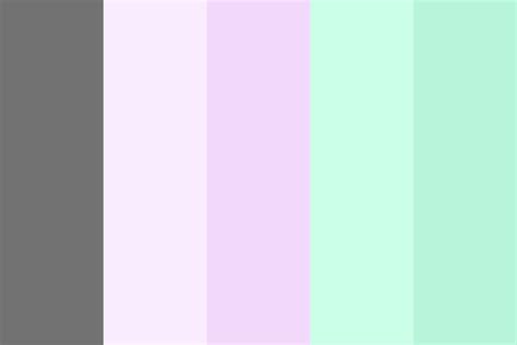 Makeup, skincare, haircare, fragrance, bath & body Pastel Gothic Purple and Mints Color Palette