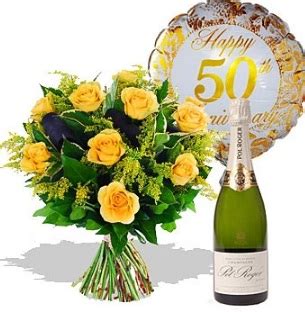 Vendita fiori online con consegna a domicilio in tutta italia e nel mondo. Bouquet Di Fiori Per 50 Anni Di Matrimonio - Invito Elegante