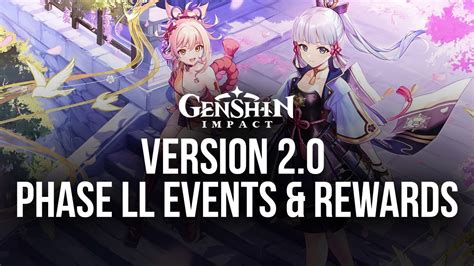 Genshin Impact Version 20 Phase Ll Events And Rewards Bluestacks