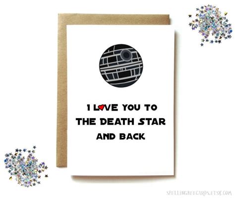 Star Wars Love Anniversary Card For Him Star Wars Card Husband