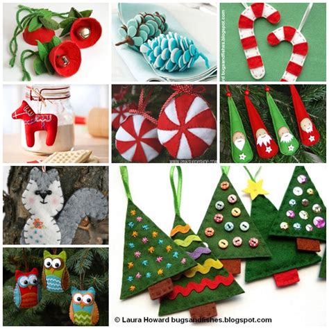 Homemade Christmas Decorations With Felt Sheets