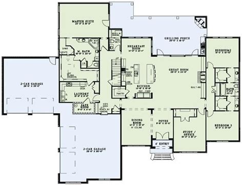 Our safe room house plan collection consists of homes designed with safe spaces providing shelter for your family in the face of tornadoes and bad storms. House Plan 110-00989 - European Plan: 4,076 Square Feet, 3 ...