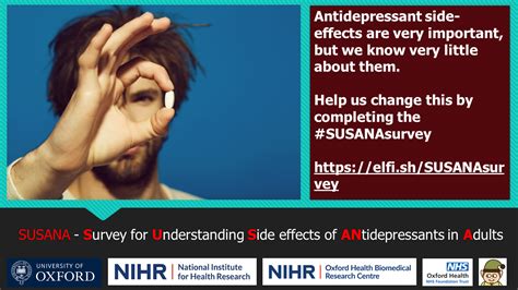 Susana Survey To Increase Understanding Of The Side Effects Of