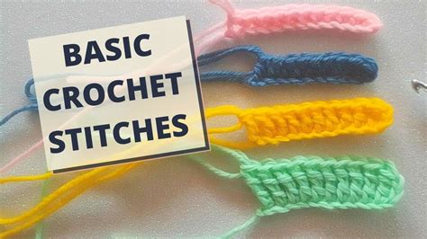 You can find a complete list of all crochet stitch abbreviations for reading patterns here. BASIC CROCHET STITCHES TUTORIAL-Single crochet, half ...