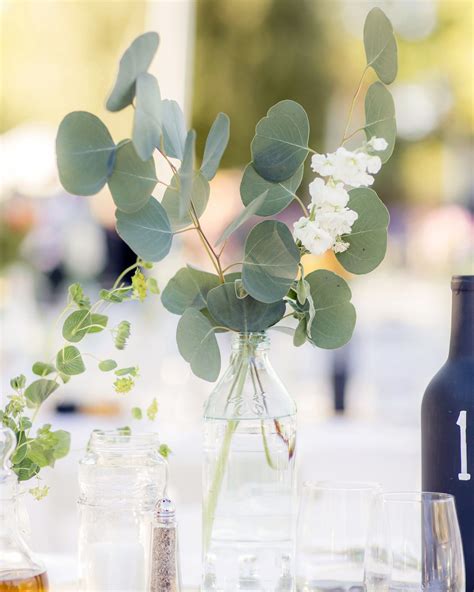 Table Decorations With Eucalyptus