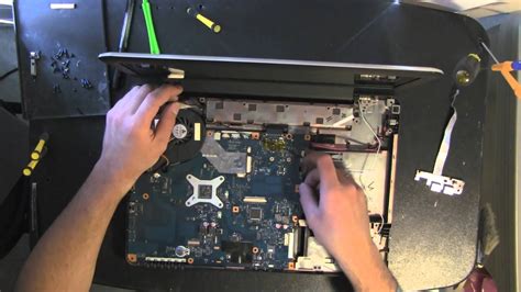 Toshiba L455d Laptop Take Apart Video Disassemble How To Open