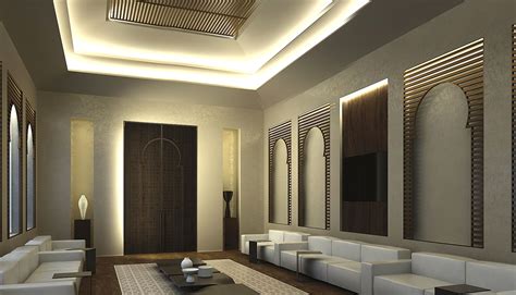 The Interior Design Project For A Luxury Villa In Dubai
