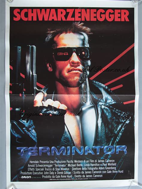 The Terminator Original Vintage Film Poster Original Poster Vintage