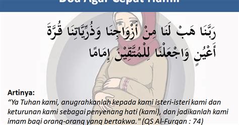 Maybe you would like to learn more about one of these? Ini Dia Doa Agar Cepat Hamil Dan Mempunyai Keturunan Dalam ...