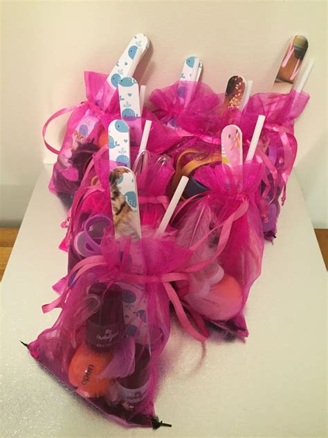 These Party Favours Were Made Instead Of Lolly Bags For A Day Spa Party