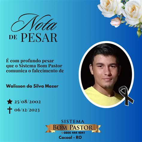 Nota De Falecimento Bom Pastor Limeira