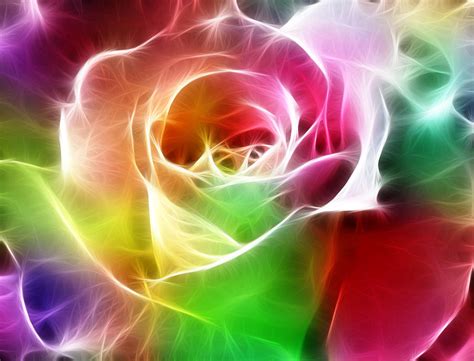 Electric Rose Digital Art By Susan Knott