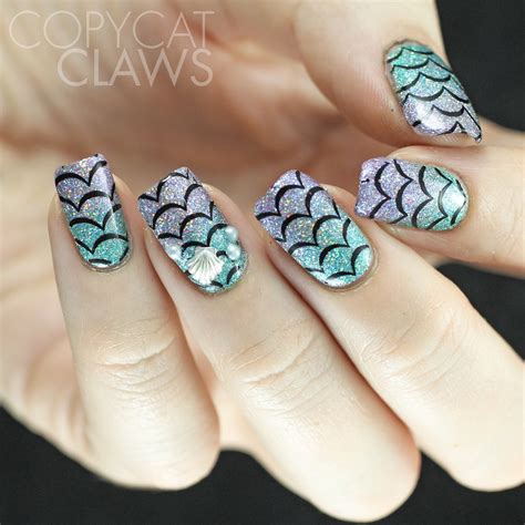 Copycat Claws Mermaid Nail Stamping
