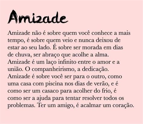 Importância Da Amizade Redação