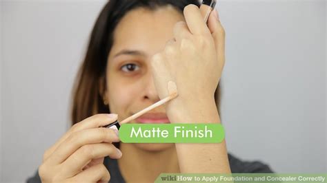 Once the concealer and foundation are as blended as possible, you're ready to rock a natural look, or you should start with the foundation and concealer, then bronzer (if needed), and then apply eye shadows, lipsticks make sure you don't put on too much, and make sure it is rubbed into your face. How to Apply Foundation and Concealer Correctly (with ...