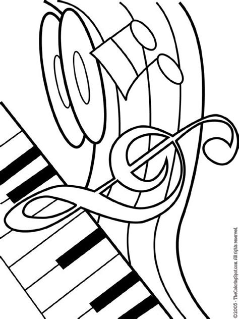 Kleurplaat Kleurplaat muziekinstrument (3926) kleurplaten