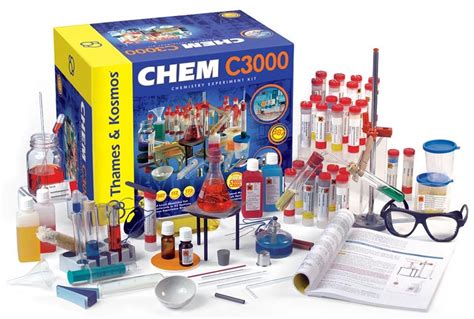 Thames & kosmos chem c1000 (v 2.0) chemistry set with 125 experiments & 80 page lab manual, student laboratory quality instruments & chemicals. CHEM C3000 Advanced Chemistry Set - Seton Educational Media