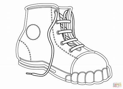 Coloring Nike Pages Shoe Printable Getcolorings
