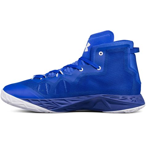 Under Armour Mens Ua Lightning 4 Basketball Shoes In Blue For Men Lyst