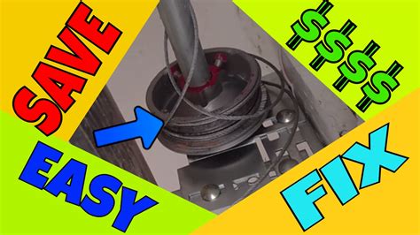 Before attempting to remove the broken cable, it is essential to release the tension in the garage door torsion springs. 🆕 Garage Door Cable Off | EASY FIX!! - YouTube